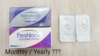 Freshlook Colour Lenses Monthly  Yearly  Freshlook contact lens online  Buy wwwrightspectscom [upl. by Maltzman]