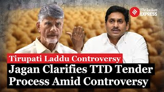 Jagan Mohan Reddy Debunks False Allegations on Tirupati Laddu Procurement [upl. by Yetak]