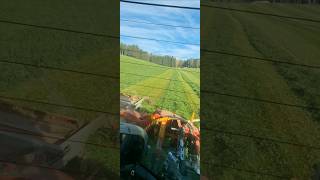 Valtra N175 mowing farmlife power farming agriculture tractor shorts [upl. by Betta]