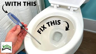 Easy Fix For Low Toilet Water level [upl. by Ennaihs]