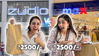 Zudio Vs Max Challenge With Sister  AD305 [upl. by Aidahs]