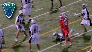 MLL Top Play Unreal Lacrosse Bounce Pass [upl. by Meekar]