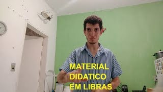 Sinal de MATERIAL DIDÁTICO em LIBRAS [upl. by Darrell]