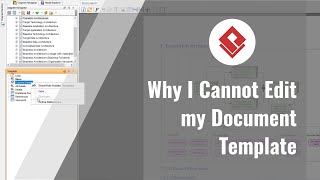 Why I Cannot Edit my Document Template [upl. by Atnoled]