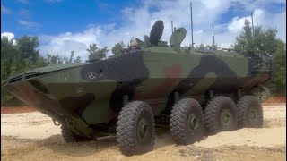 US Marines pilot Assault Amphibious Vehicles and Amphibious Combat Vehicles [upl. by Jerroll]