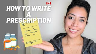 How to Write a Prescription as a Nurse Practitioner in Ontario 💊 [upl. by Eedebez]