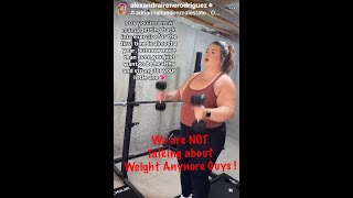 REACTION to Alexandra Rodriguez INSTAGRAM and COMMENTS Also NOT talking about weight anymore sure [upl. by Nulubez828]