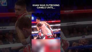 Khan was OUTBOXING Canelo until he got caught [upl. by Meneau363]