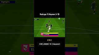 Neymar Jr And Rodrygo 🇧🇷  efootball game play video  CBF HABIB  sports  shorts [upl. by Turpin753]