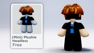 HOW TO BE A CUTE MINI ROBLOX AVATAR WITH HEADLESS FOR ACTUALLY FREE😍2024 [upl. by Homovec]