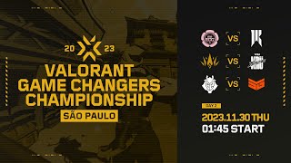 VALORANT Game Changers Championship São Paulo 2023 Day 2 [upl. by Yelrebmik]