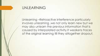 Interference Theory Theory of Forgetting  Proactive and Retroactive Interference [upl. by Kcirddes322]