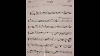 Allegro with repeat by Wilhelmine von Bayreuth piano accompaniment at rehearsal speed [upl. by Vary]