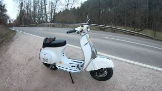 Vespa V50 Special 244 Testride die Sau will einen abwerfen [upl. by Gershom]