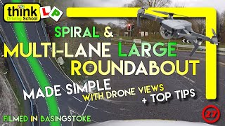 ROUNDABOUTS Spiral amp Multilane Roundabouts Made Easy Part 3  How to Choose the Correct Lane [upl. by Myriam]