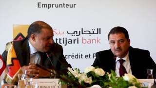 Attijari bank et Tunisair signent un contrat de financement de la rénovation des réacteurs d’avions [upl. by Norraf]