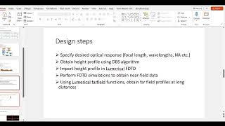 Ansys Lumerical Multilevel Diffractive Lenses Design Part1 [upl. by Mischa]