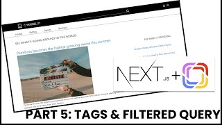 Create a news site using NextJS and Prismic  Part 5  Flitered Prismic Query [upl. by Allista]