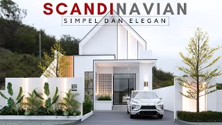 RUMAH SIMPEL DAN ELEGAN KONSEP SECANDINAVIAN DENGAN MEZZANINE [upl. by Eltsyrc]