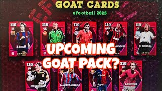 EFOOTBALL UPCOMING GOAT EPICS amp PLAYERS LEAKS 🥳 EFOOTBALL MONDAY EPICS amp THURSDAY UPDATES [upl. by Robins186]