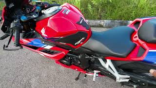 RCB Racing Footrest CBR250rr Review [upl. by Manvil]