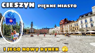 zwiedzamy CIESZYN i jego gorący rynek ♨️ Wirtualny Spacer MotoQba Cieszyn virtualwalk zwiedzanie [upl. by Antonino]