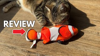 Potaroma Flopping Fish Cat Toy  Full Review [upl. by Ailat98]