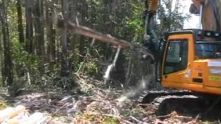 Lako Harvesting Heads Debarking [upl. by Omle]