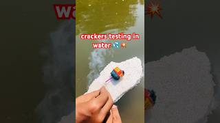 Crackers testing in water  Diwali crackers testing 2024  diwali crackers shorts fireworks [upl. by Fretwell]