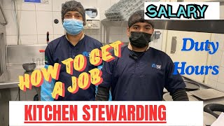 How to Get a Kitchen Stewarding Job Duty Hours Salary How To get a KST Job in Saudi Dubai [upl. by Zaccaria]