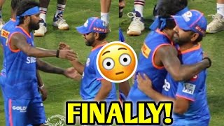 FINALLY Hardik Pandya with Rohit SharmaFirst Reaction 😳 MI IPL 2024 Rohit amp Hardik Cricket News [upl. by Ettelrats]