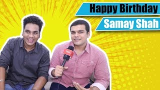 Exclsuive Taarak Mehta Ka Ooltah Chashmahs Samay Shah celebrates his birthday with Bhavya Gandhi [upl. by Anelej]