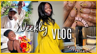 Weekly Vlog  FINAL Fertility UPDATE FRIENDSGIVING Backyard Furniture Putting Up the TREE amp MORE [upl. by Assilrac]