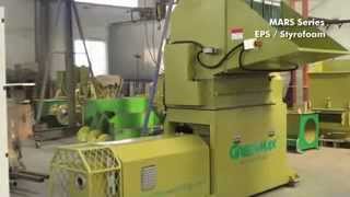 EPS Styrofoam Hot Melting Densifier Machine MC200 [upl. by Sieber]