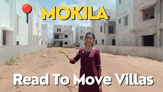 Ready To Move Villas  Mokila  Gated Community Villa Project villas hyderabad [upl. by Yntruoc]