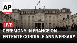 LIVE Watch the FrenchBritish guard ceremony on Entente Cordiale anniversary [upl. by Nurse]