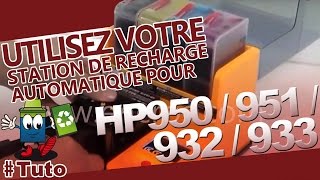 Station De Recharge Automatique Encros pour HP950 et HP951  HP932HP933 [upl. by Delly]