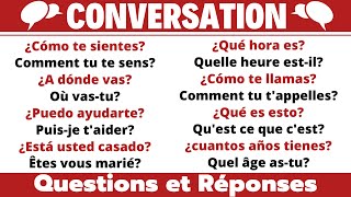 Conversation de base en Espagnol  Dialogues Questions et Réponses Apprendre lespagnol rapidement [upl. by Anatnas]