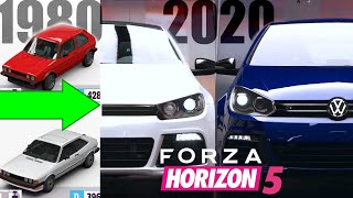 FORZA HORIZON 5 GOLF R vs SCIROCCO R [upl. by Rosanna]