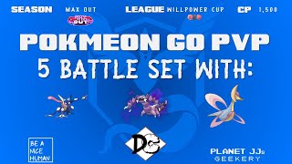 Pokémon GO PvP  Willpower Cup 5 Rounds  Greninja  Drapion S  Pangoro [upl. by Galven]