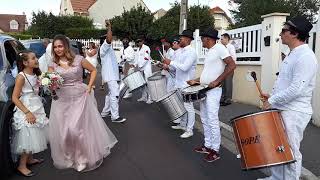 Mariage et Batucada Brésilienne   Jerson Ramos quotSo Tamboresquot à Argenteuil  France [upl. by Oecile620]