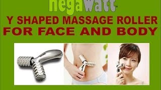 Y Shaped Face and Body Massage Roller for Slim Fit [upl. by Haskel]