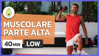 Upper body workout  40 minuti  Cotto al Dente [upl. by Onitrof621]