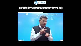 AntiMalthus Theory Of Optimum Population upscpreparation civilserviceexam iasaspirants shorts [upl. by Aennil675]