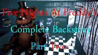 Complete Backstory Of Five Nights At Freddys FNAFPart 2 [upl. by Ennaeirrac473]