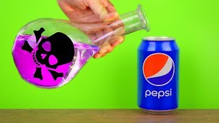 Sulfuric Acid VS Pepsi 7 Amazing Experiments [upl. by Akli]