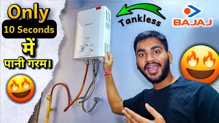 New Instant Water Heater  Bajaj Gas Geyser Unboxing amp Review [upl. by Hcirdla]