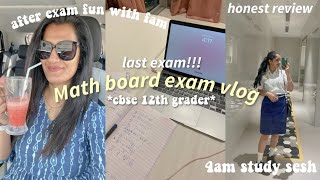 CBSE CLASS 12 Math board exam vlog A surprise for 10th graders  after exam fun w fam shopping [upl. by Acilgna69]