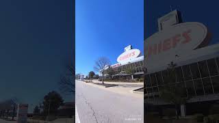 Riding around the loudest stadium in the world arrowheadstadium arrowhead chiefs chiefskingdom [upl. by Ardnasal]