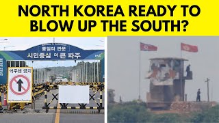 North Korea Set To Blow Up CrossBorder Roads With South Amid Drone Row Seoul Says  N18G  News18 [upl. by Elleirol]